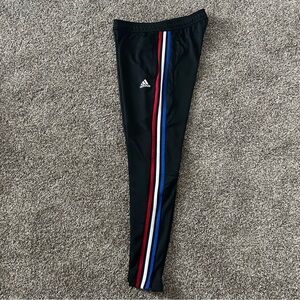 Adidas TIRO 19 TRAINING PANTS, Men’s Small, Black/Power Red/White/Bold Blue